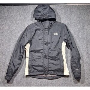 The North Face Women's‎ Rain Jacket Size XS/TP Full Zip Mesh Lined Hooded Black